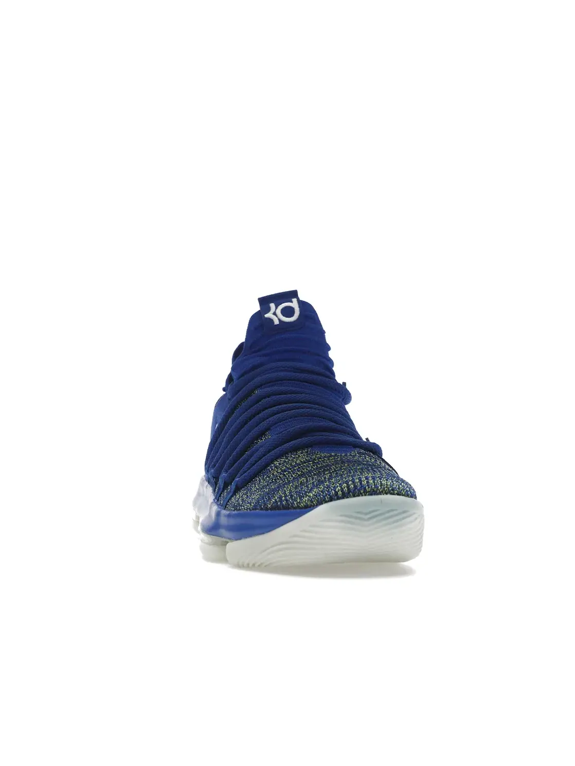 Мужские кроссовки баскетбольные Nike KD 10 — изображение 2 из 4, синий/белый