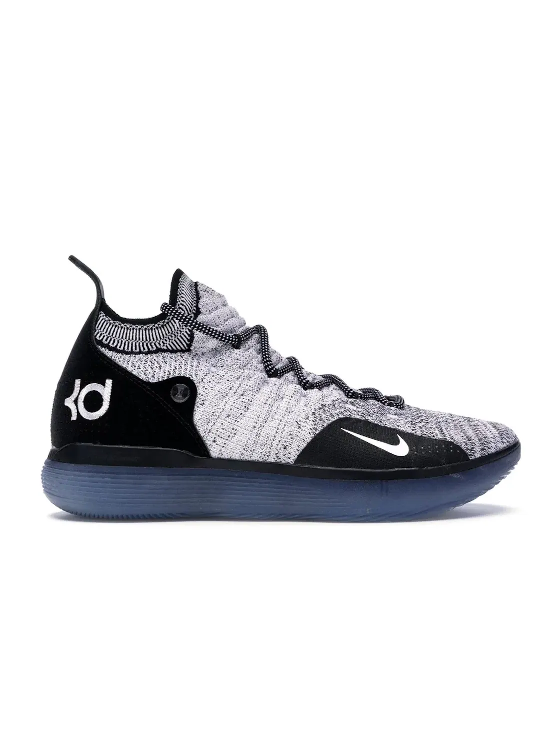 Мужские кроссовки для баскетбола с амортизацией Nike KD 11 — изображение 1 из 4, черный/белый-синий-яркий