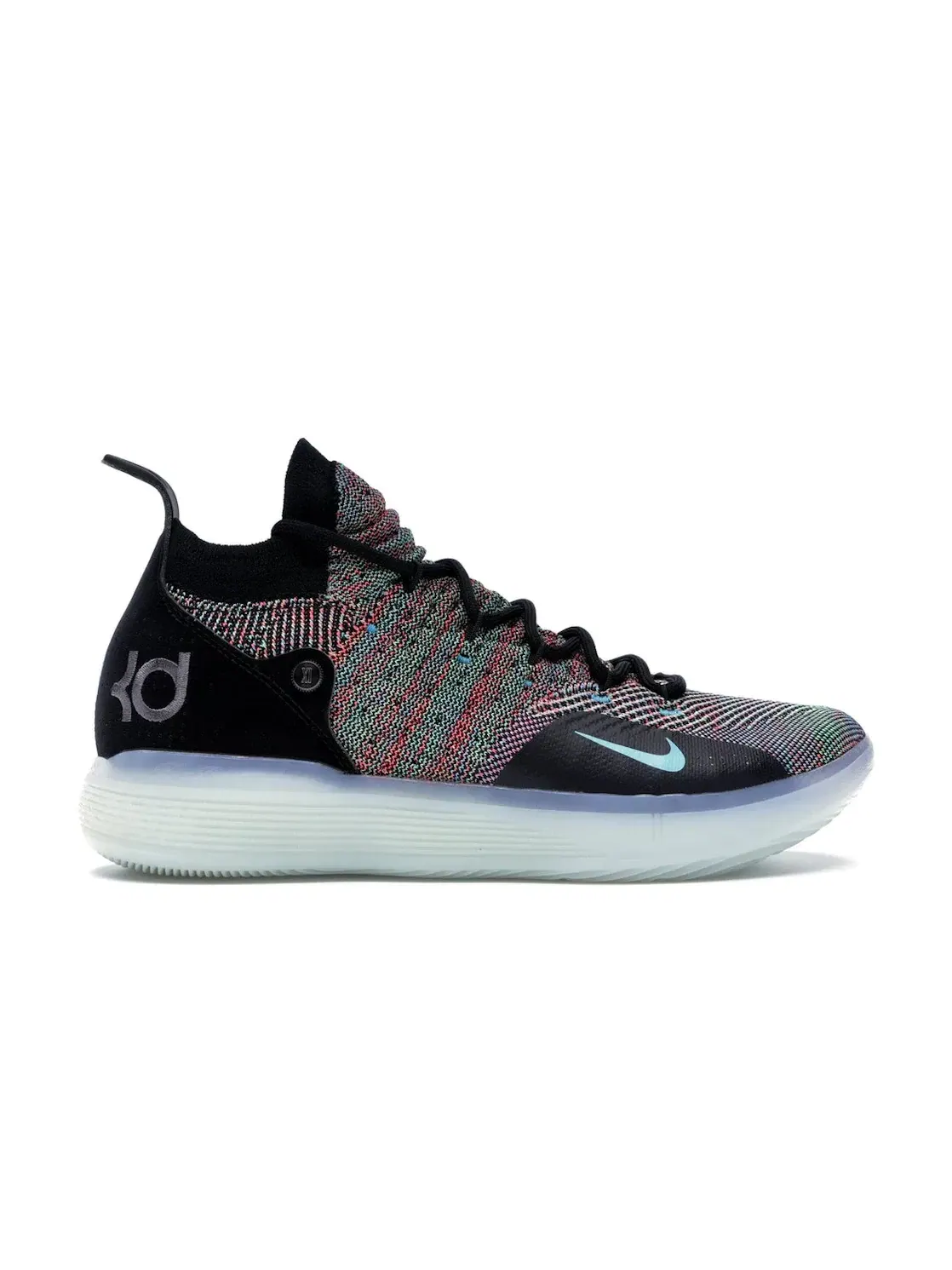 Мужские кроссовки для баскетбола Nike KD 11 — изображение 1 из 4, черный/синий-фиолетовый
