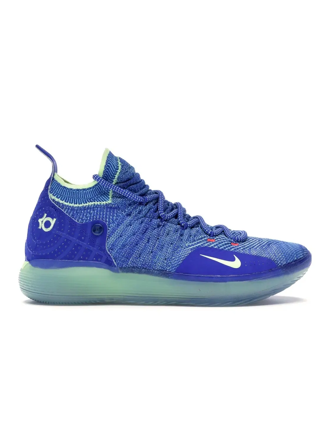 Мужские кроссовки для баскетбола с амортизацией Nike KD 11 — изображение 1 из 4, синий/желтый