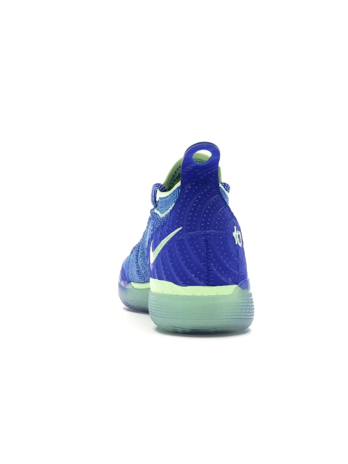 Мужские кроссовки для баскетбола с амортизацией Nike KD 11 — изображение 4 из 4, синий/желтый