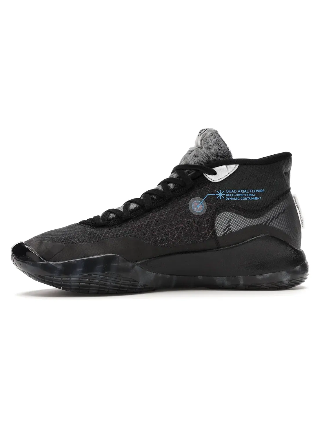 Мужские кроссовки с амортизацией Nike KD 12 Nike — изображение 3 из 4, черный/серый