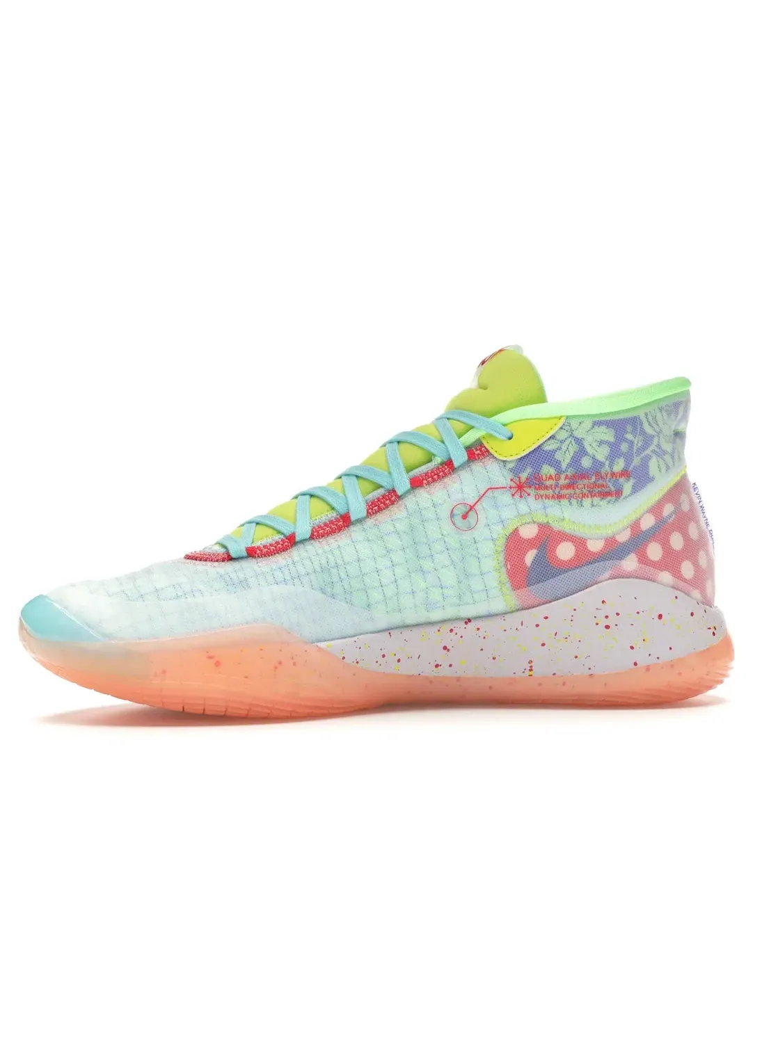 Мужские кроссовки баскетбольные Nike KD 12 NRG — изображение 3 из 4, красный-синий