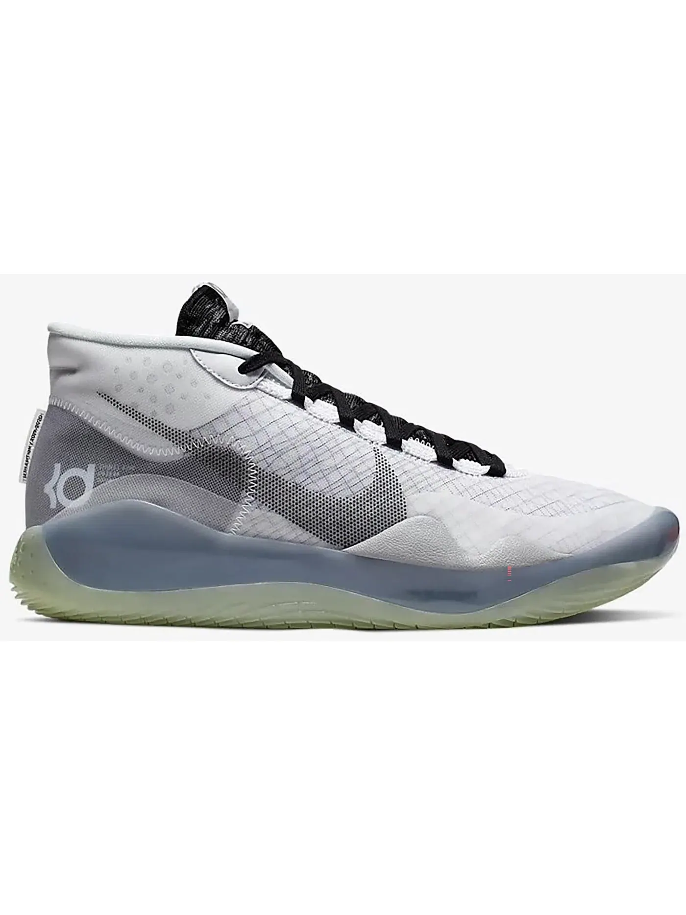Мужские кроссовки для баскетбола Nike KD 12 TB — изображение 1 из 1, белый/черный
