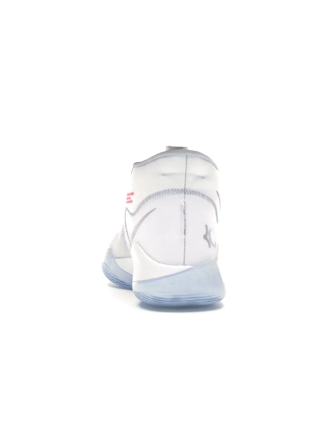 Мужские кроссовки с полной амортизацией Zoom Air Nike KD 12 Nike — изображение 4 из 4, белый/серый-черный