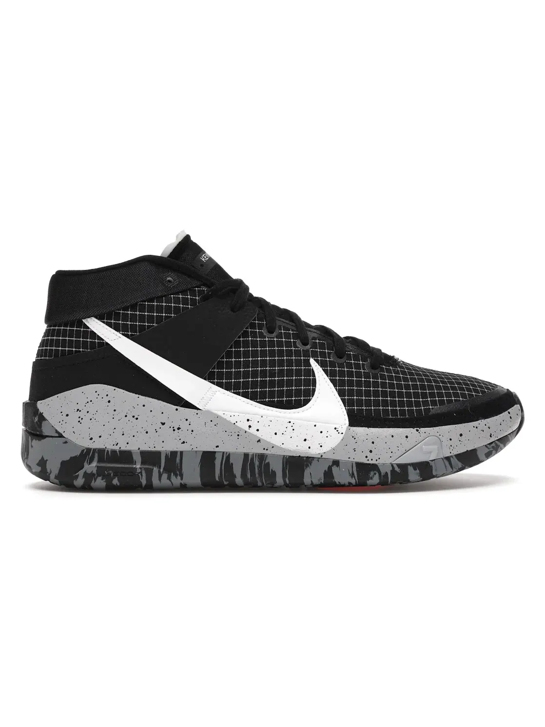 Мужские кроссовки для баскетбола Nike KD 13 — изображение 1 из 4, черный/белый-серый