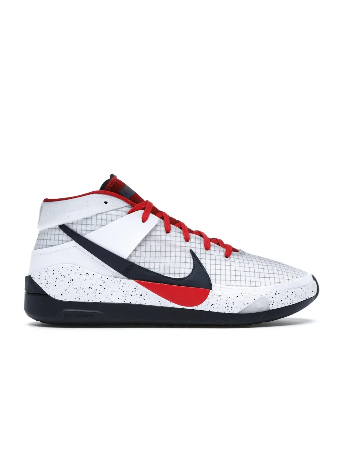 Мужские баскетбольные кроссовки с дизайном USA Nike KD 13 — изображение 1 из 4, белый/-красный