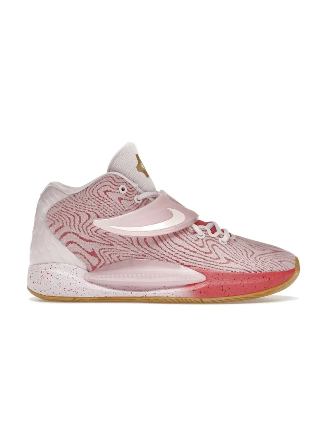 Мужские кроссовки с высокой посадкой Nike KD 14 Aunt Pearl — изображение 1 из 4, розовый/темный розовый