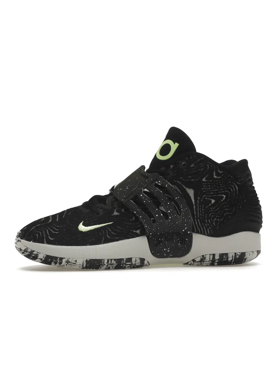 Мужские кроссовки для баскетбола Nike KD 14 — изображение 3 из 4, черный/серый--белый