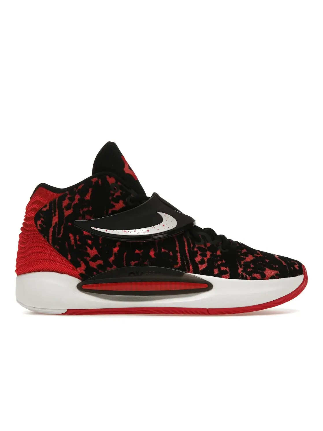Мужские кроссовки баскетбольные с поддержкой Nike KD 14 — изображение 1 из 4, черный/красный/белый