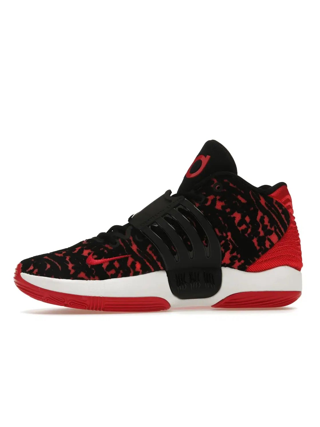 Мужские кроссовки баскетбольные с поддержкой Nike KD 14 — изображение 3 из 4, черный/красный/белый