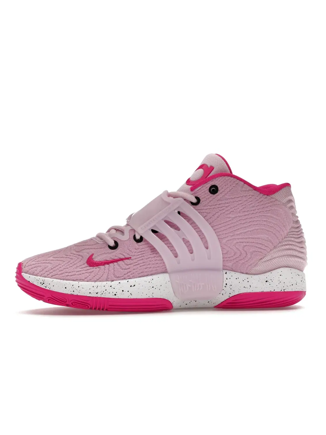 Мужские кроссовки для баскетбола Nike KD 14 — изображение 3 из 4, розовый/черный-розовый
