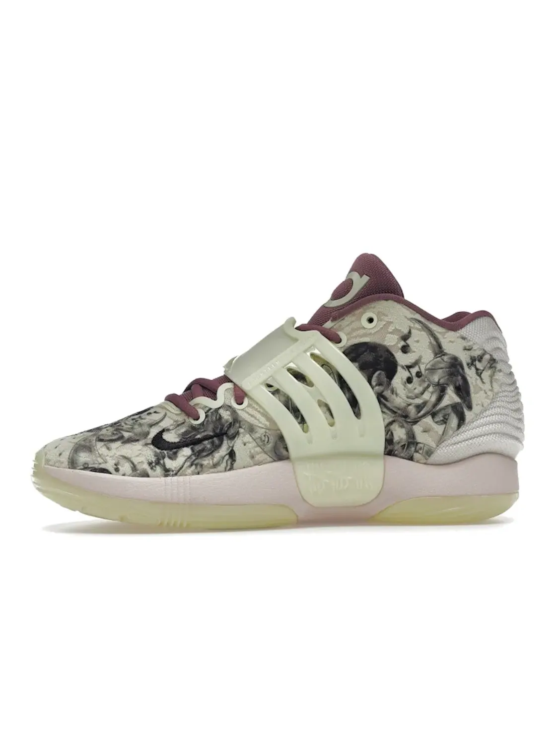 Мужские баскетбольные кроссовки с технологией Zoom Air Nike KD 14 NRG — изображение 3 из 4, светлый-белый