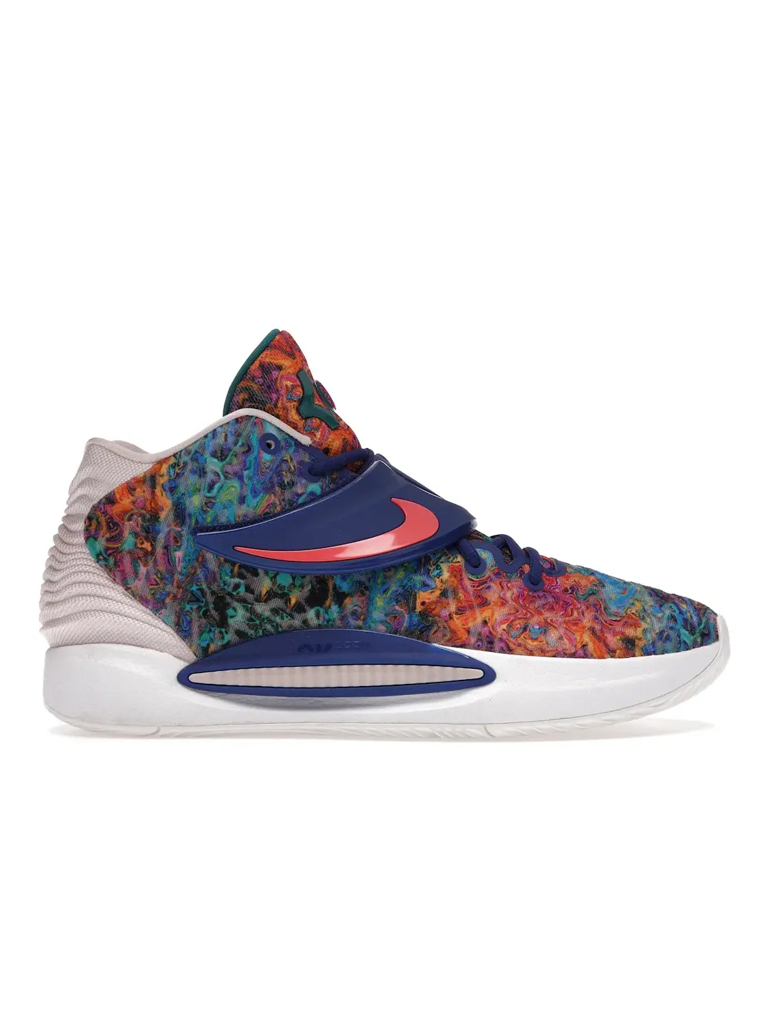 Мужские кроссовки с принтом Nike KD 14 Psychedelic Nike — изображение 1 из 4, глубокий синий/бледный