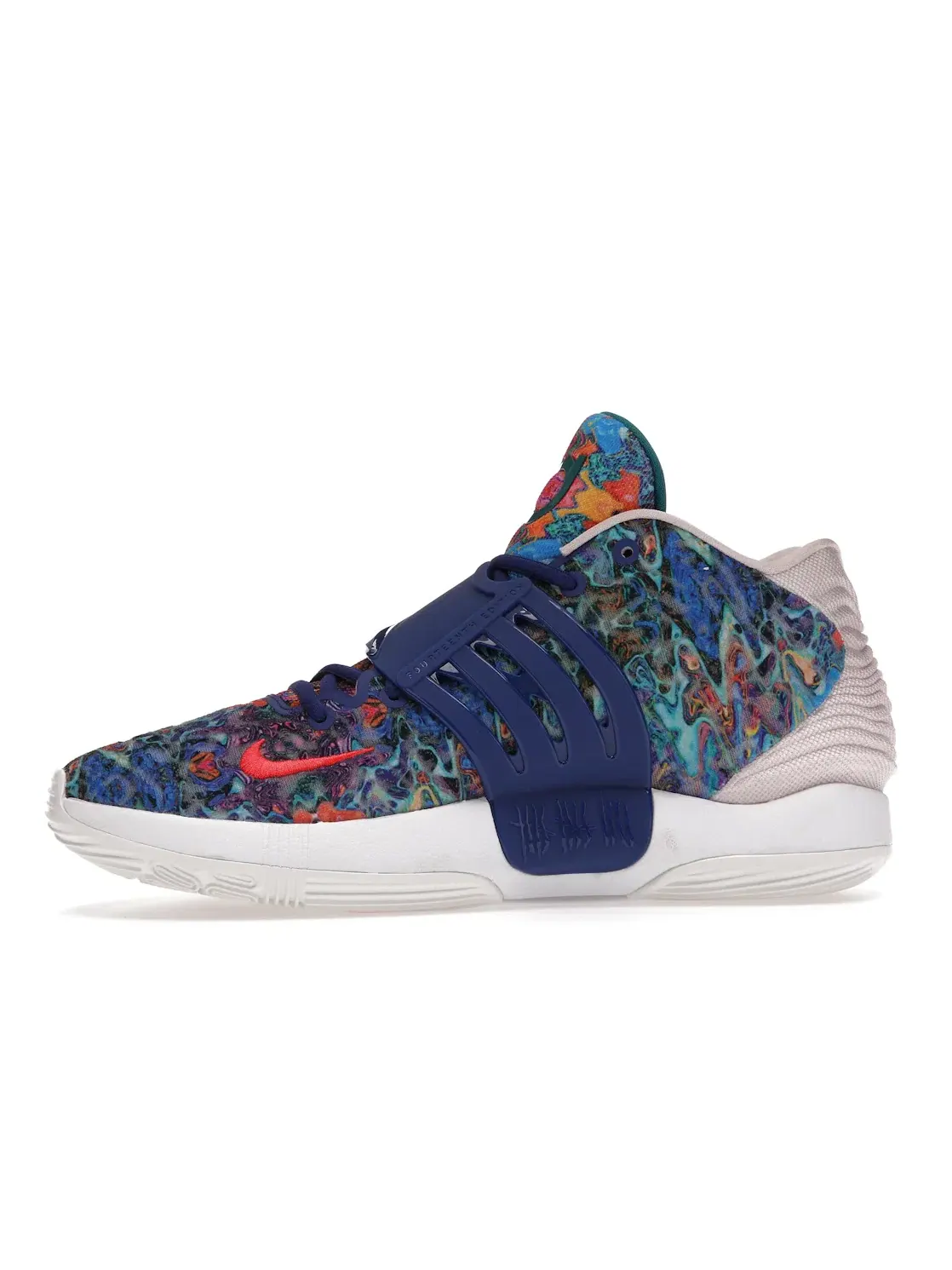 Мужские кроссовки с принтом Nike KD 14 Psychedelic Nike — изображение 3 из 4, глубокий синий/бледный