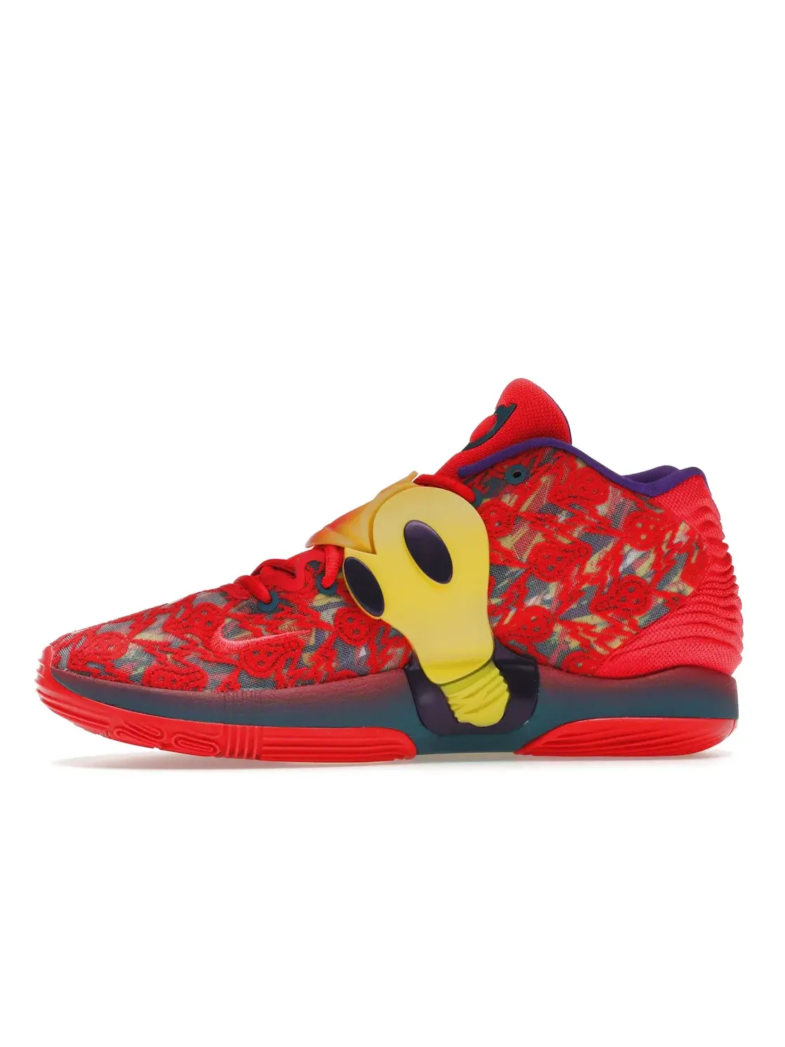 Мужские кроссовки с принтом Nike KD 14 — изображение 3 из 4, красный/зеленый