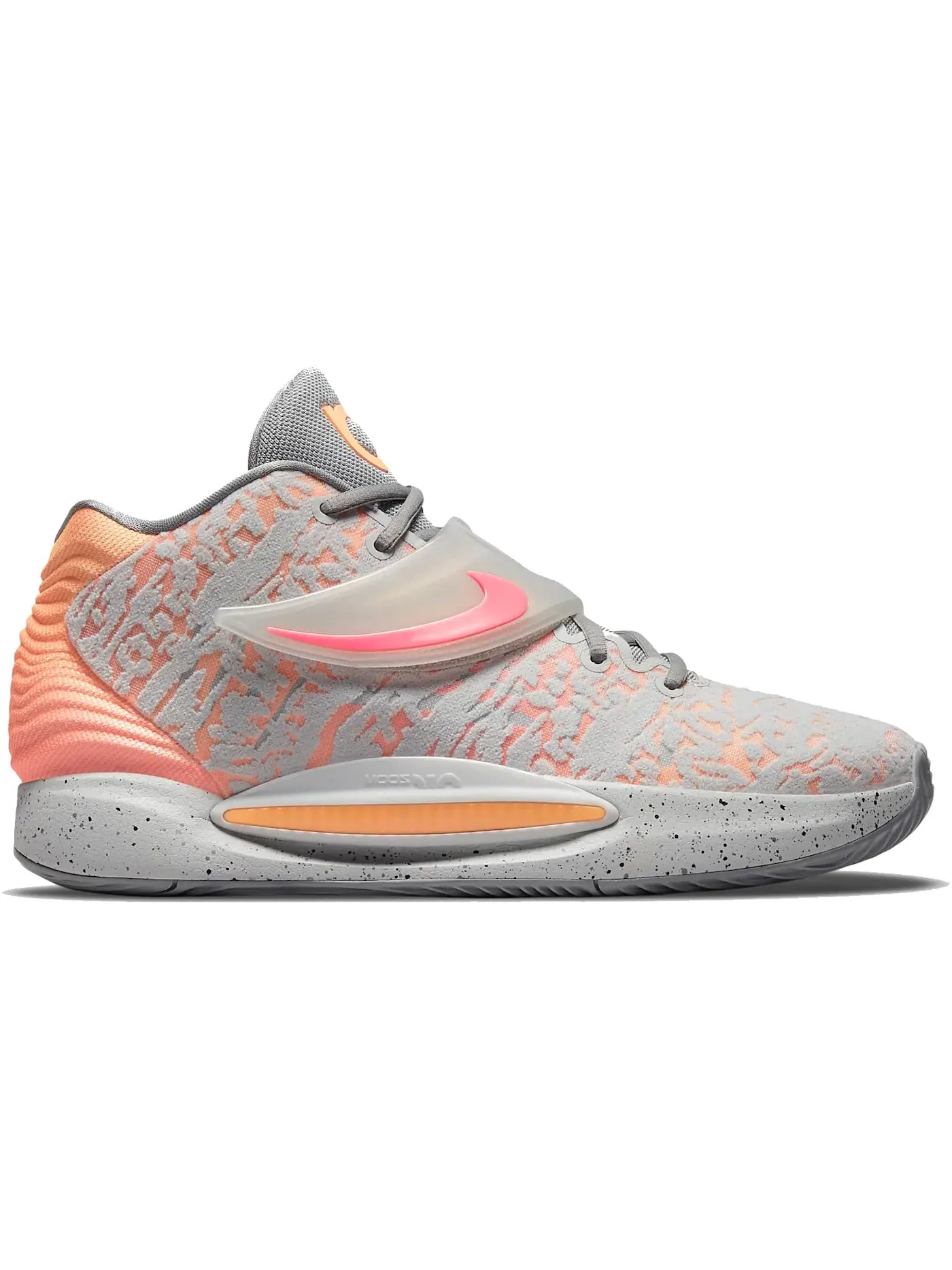 Мужские баскетбольные кроссовки с амортизацией Nike KD 14 — изображение 1 из 1, серый/серый-кремовый