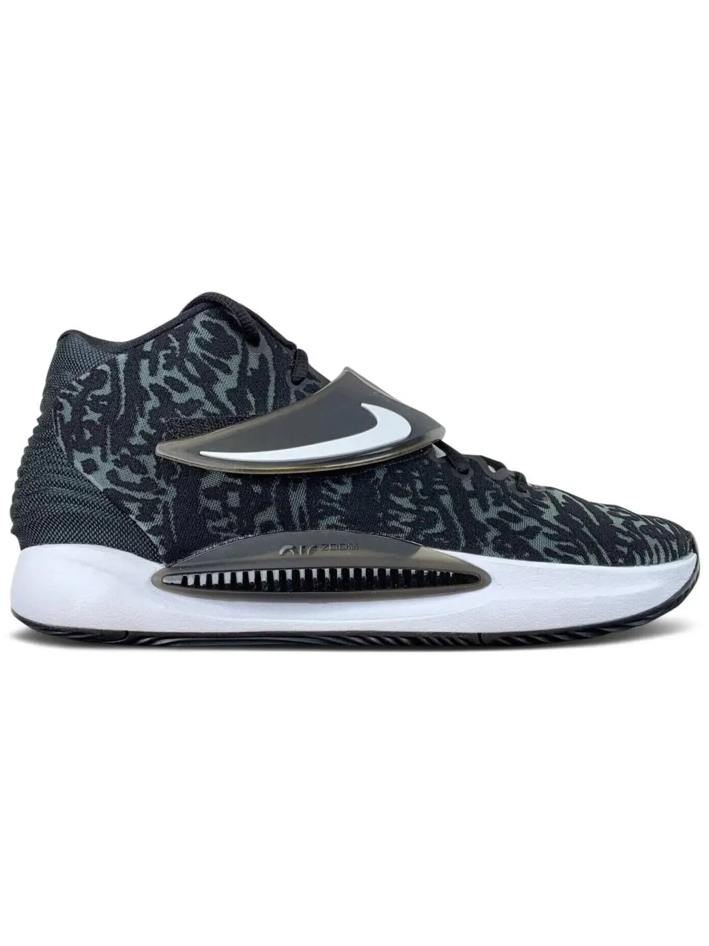 Мужские кроссовки для баскетбола Nike KD 14 TB — изображение 1 из 1, черный/белый/черный