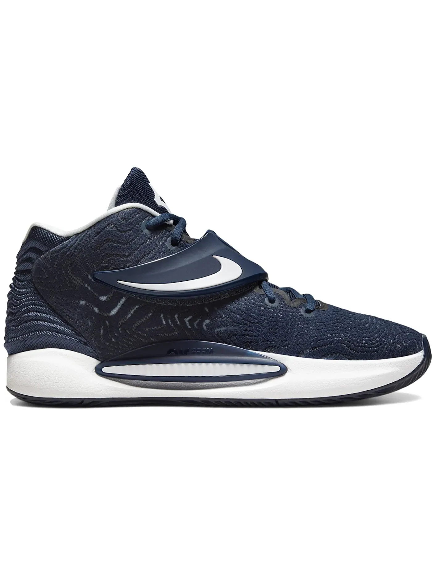 Мужские кроссовки для баскетбола Nike KD 14 TB — изображение 1 из 1, темно-синий/черный/белый