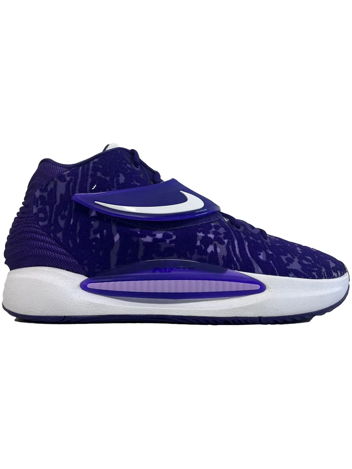 Мужские кроссовки для баскетбола Nike KD 14 TB — изображение 1 из 1, фиолетовый/белый