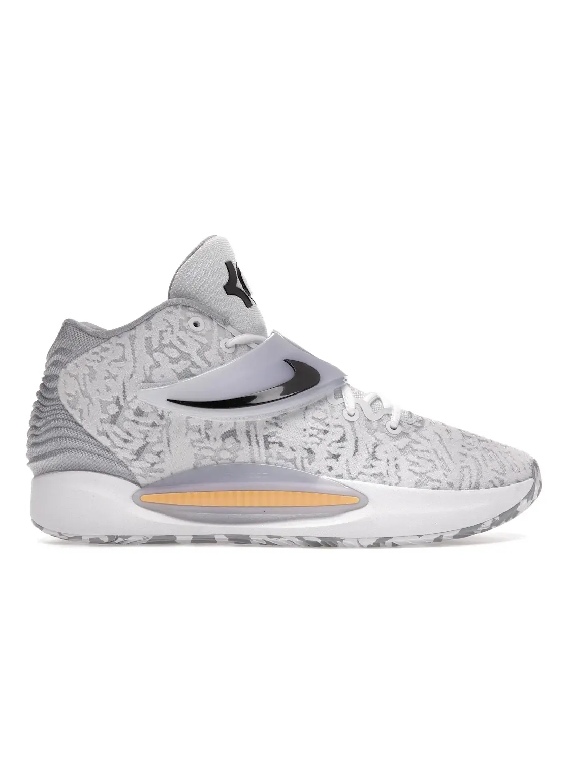 Мужские кроссовки для баскетбола с поддержкой Nike KD 14 Nike — изображение 1 из 4, белый/черный/серый