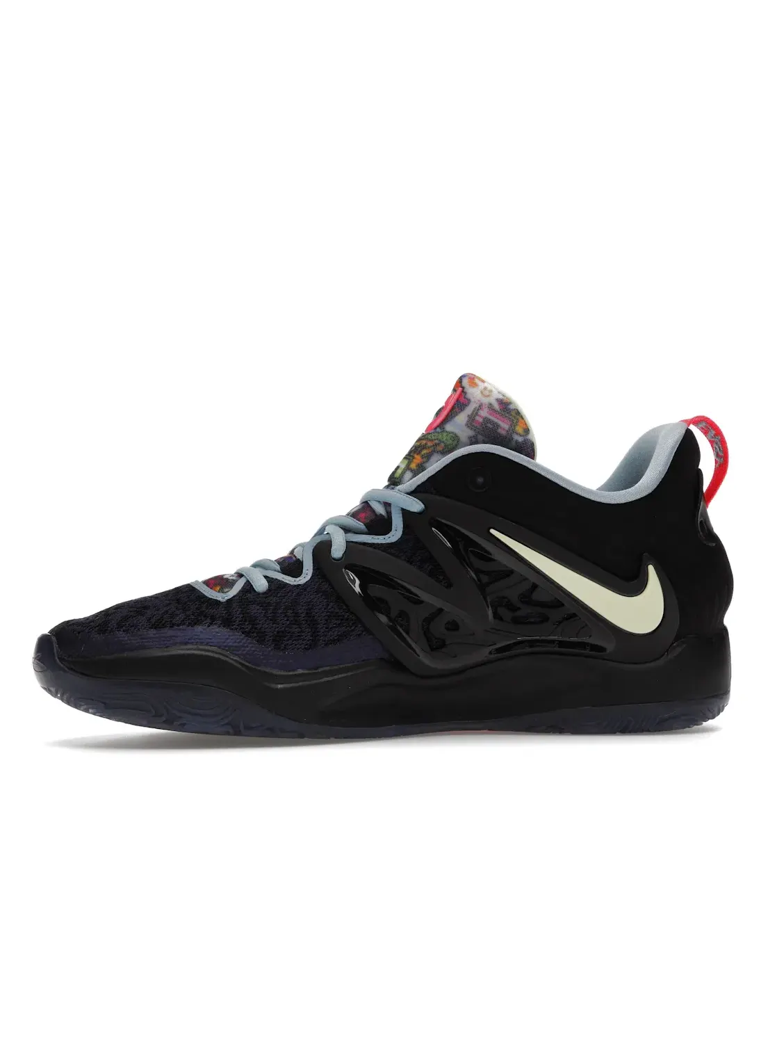 Мужские кроссовки для баскетбола с технологией Zoom Air Nike KD 15 — изображение 3 из 4, черный/синий