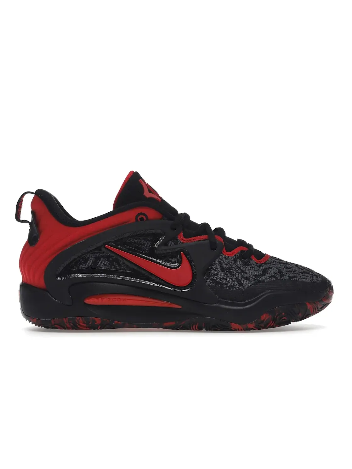 Мужские баскетбольные кроссовки с амортизацией Nike KD 15 Nike — изображение 1 из 4, черный/красный/светлый