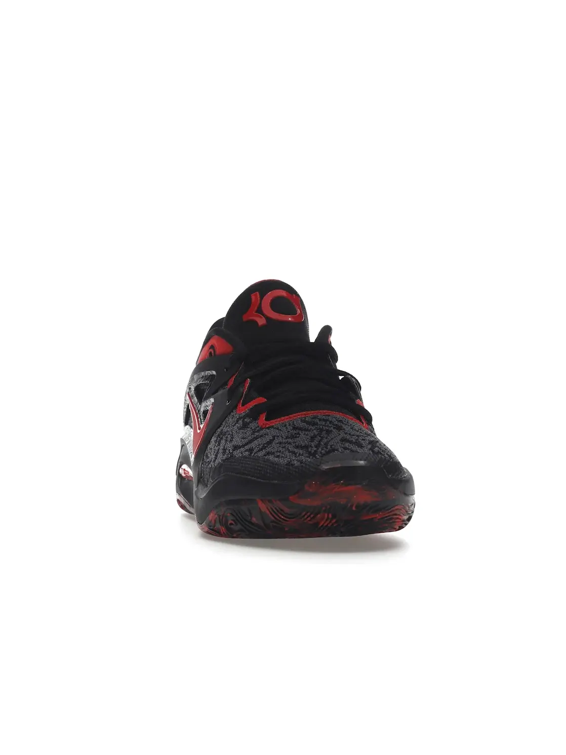 Мужские баскетбольные кроссовки с амортизацией Nike KD 15 Nike — изображение 2 из 4, черный/красный/светлый