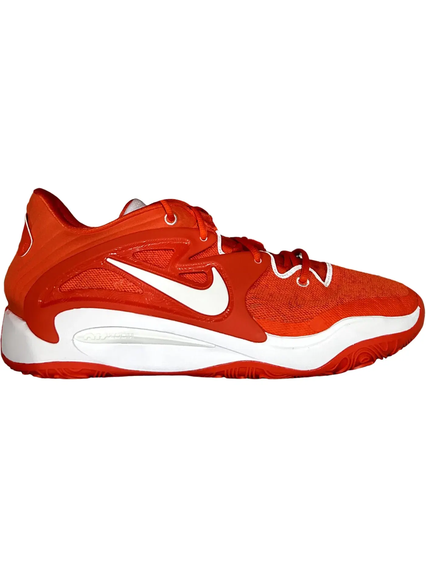 Мужские баскетбольные кроссовки Nike KD 15 TB — изображение 1 из 1, оранжевый белый белый