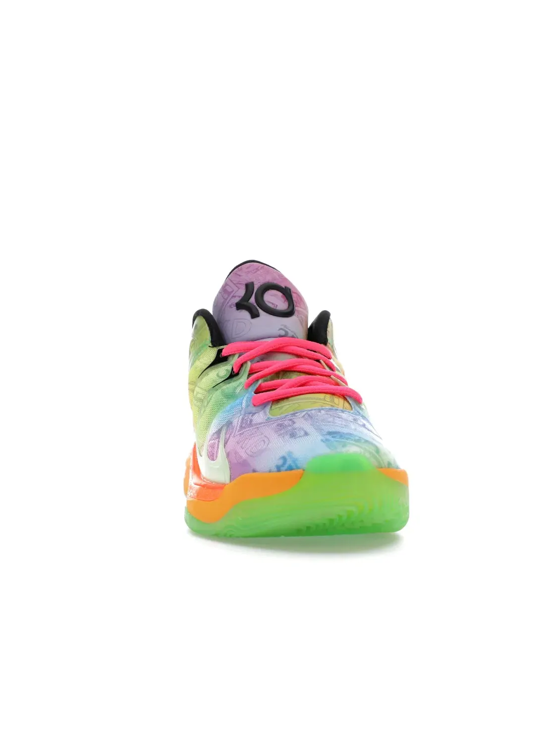 Мужские кроссовки для баскетбола Nike KD 17 — изображение 2 из 4, розовый/оранжевый/синий