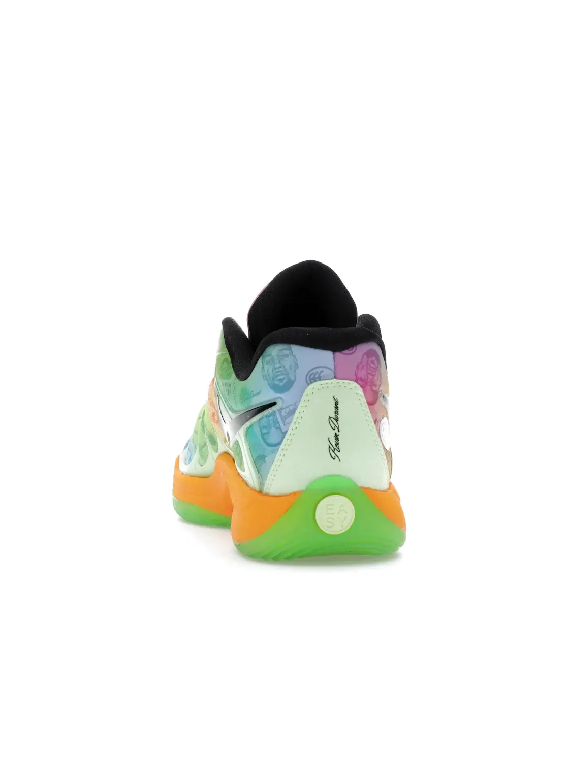 Мужские кроссовки для баскетбола Nike KD 17 — изображение 4 из 4, розовый/оранжевый/синий