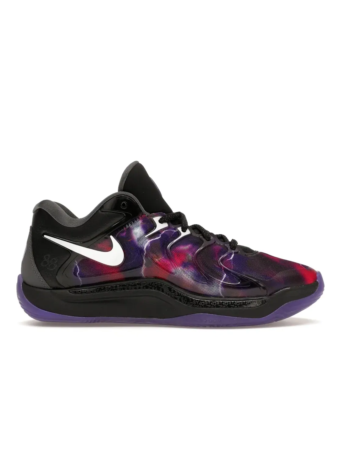 Мужские кроссовки с принтом Nike KD 17 NRG Nike — изображение 1 из 4, черный/белый/фиолетовый