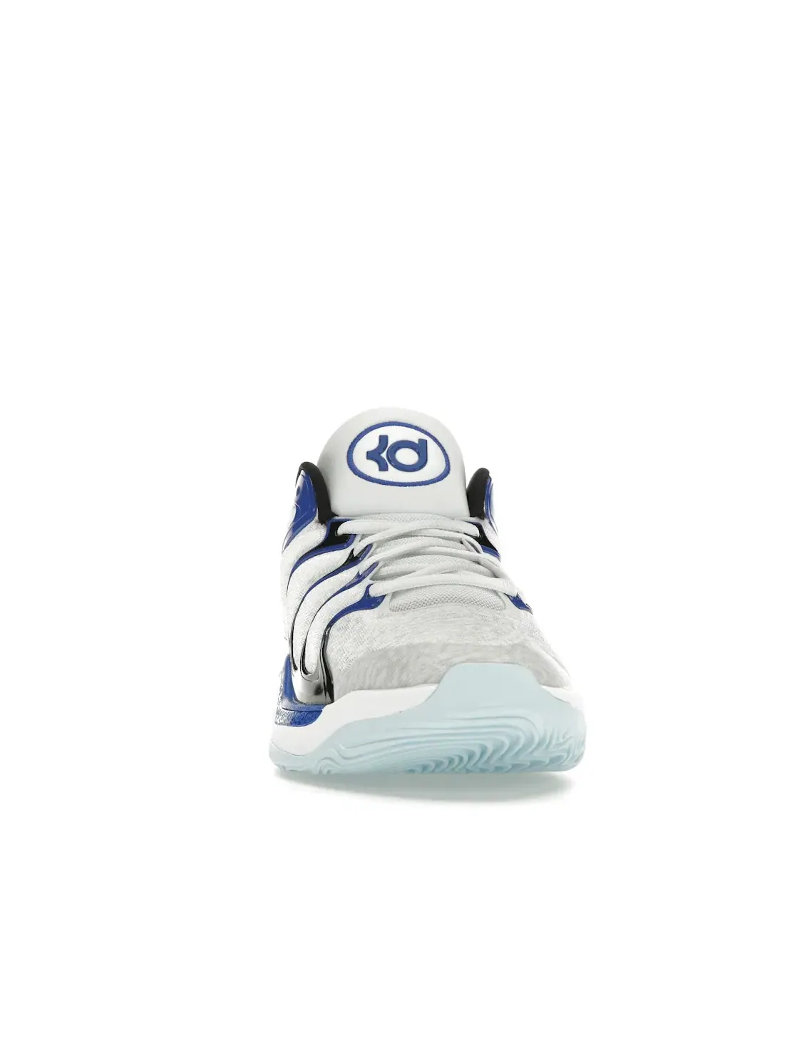 Мужские баскетбольные кроссовки с амортизацией Nike KD 17 — изображение 2 из 4, белый/черный