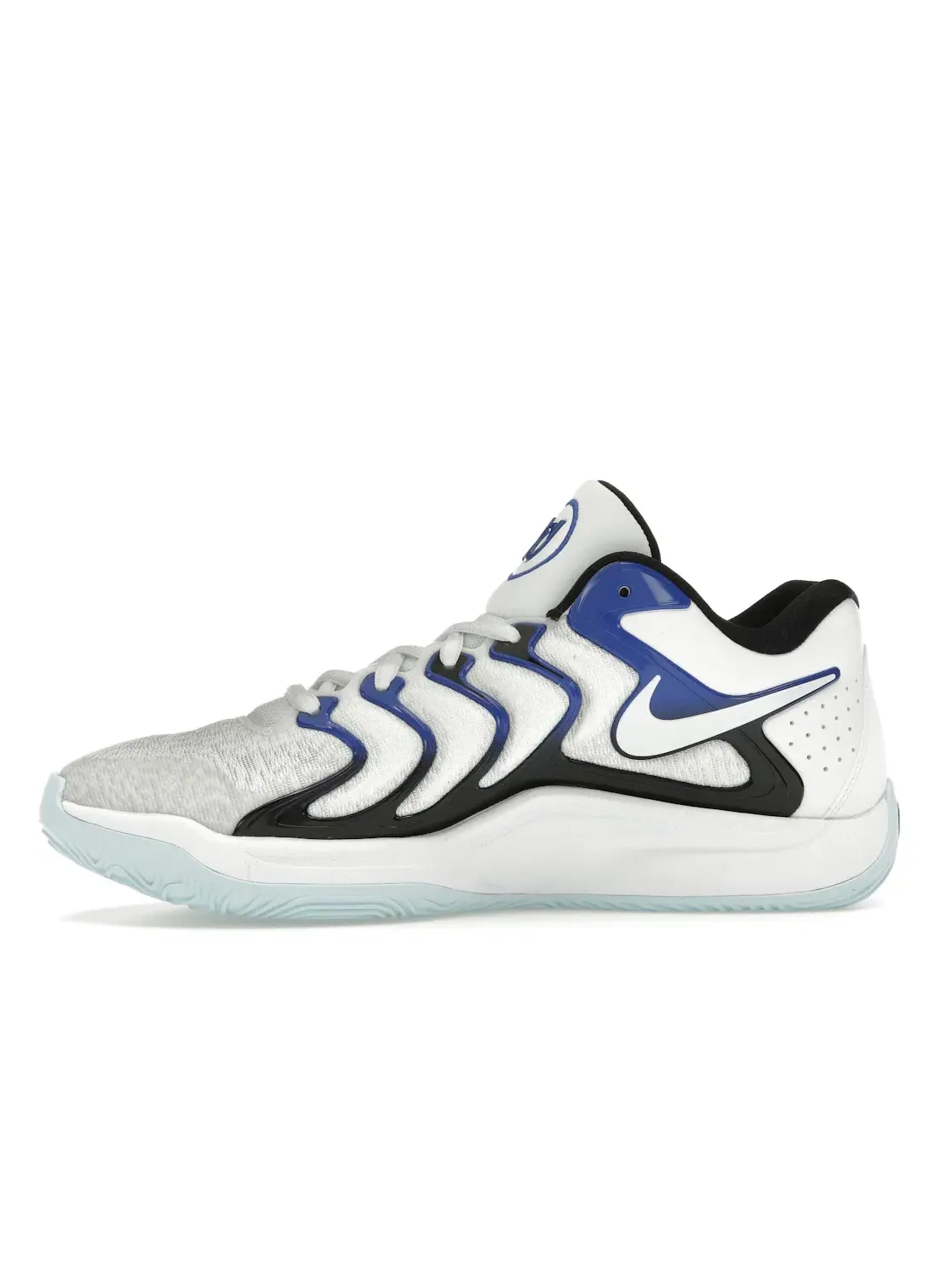 Мужские баскетбольные кроссовки с амортизацией Nike KD 17 — изображение 3 из 4, белый/черный