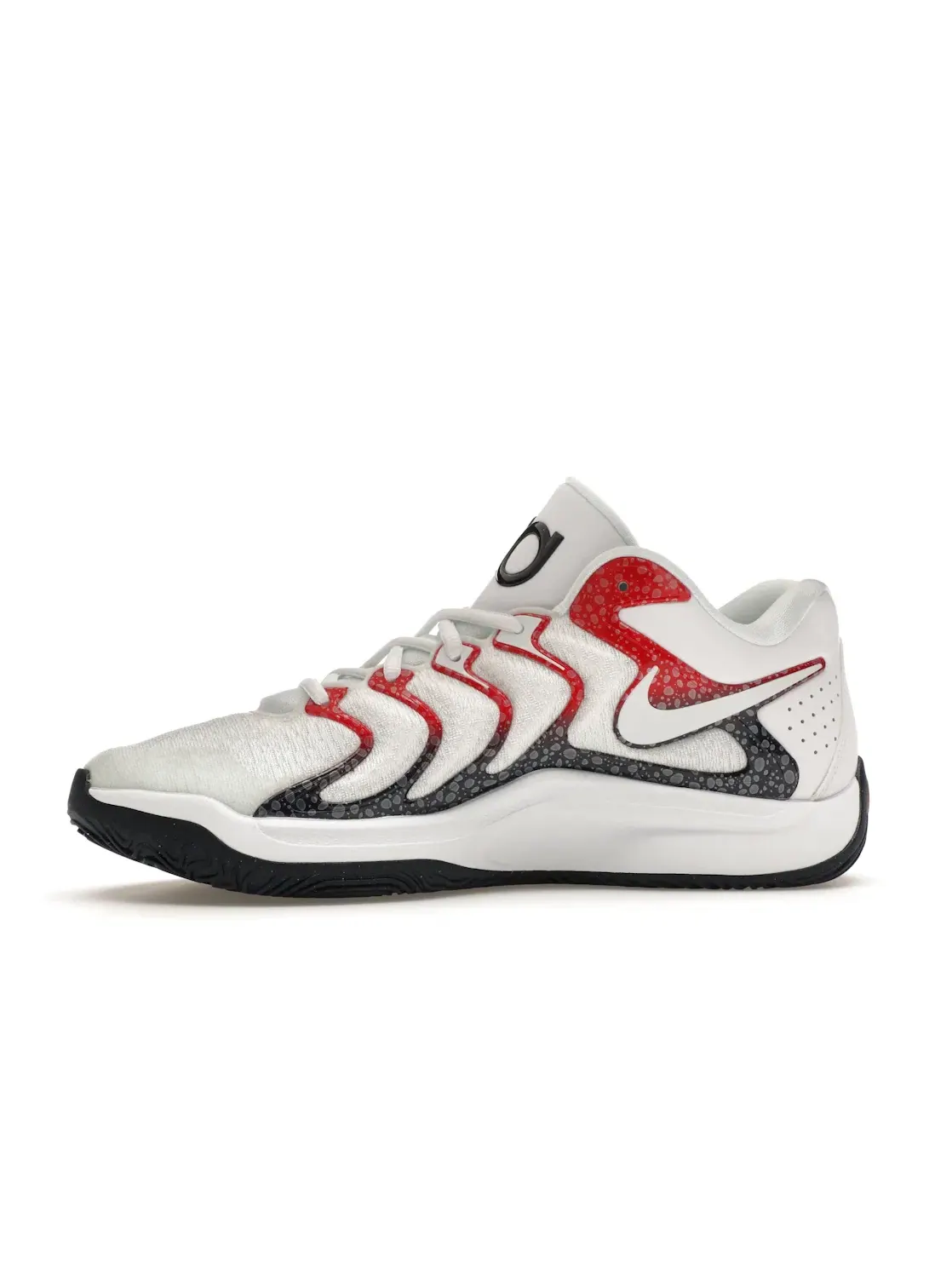 Мужские кроссовки для баскетбола с принтом Nike KD 17 Nike — изображение 3 из 4, белый/-красный