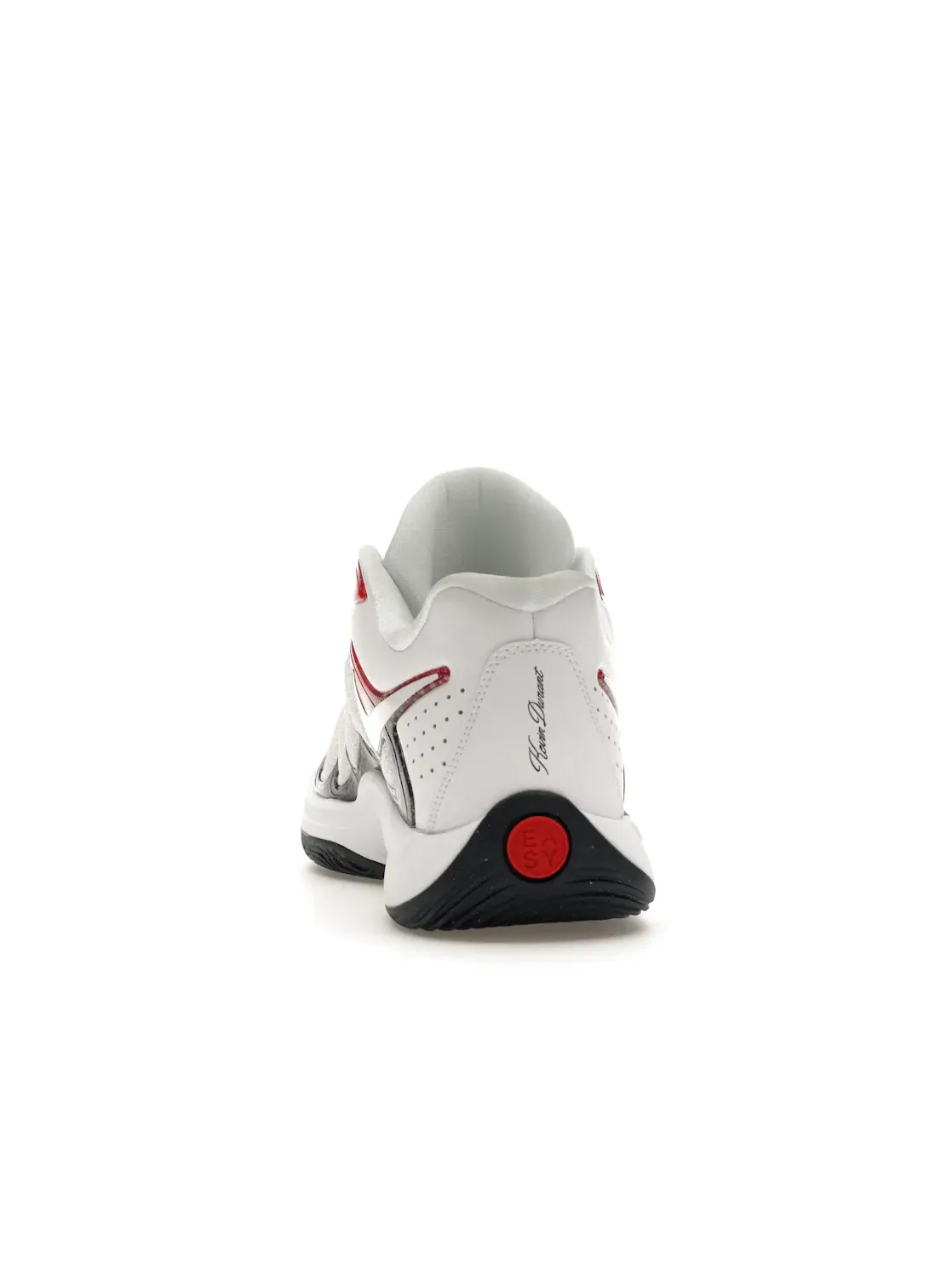 Мужские кроссовки для баскетбола с принтом Nike KD 17 Nike — изображение 4 из 4, белый/-красный