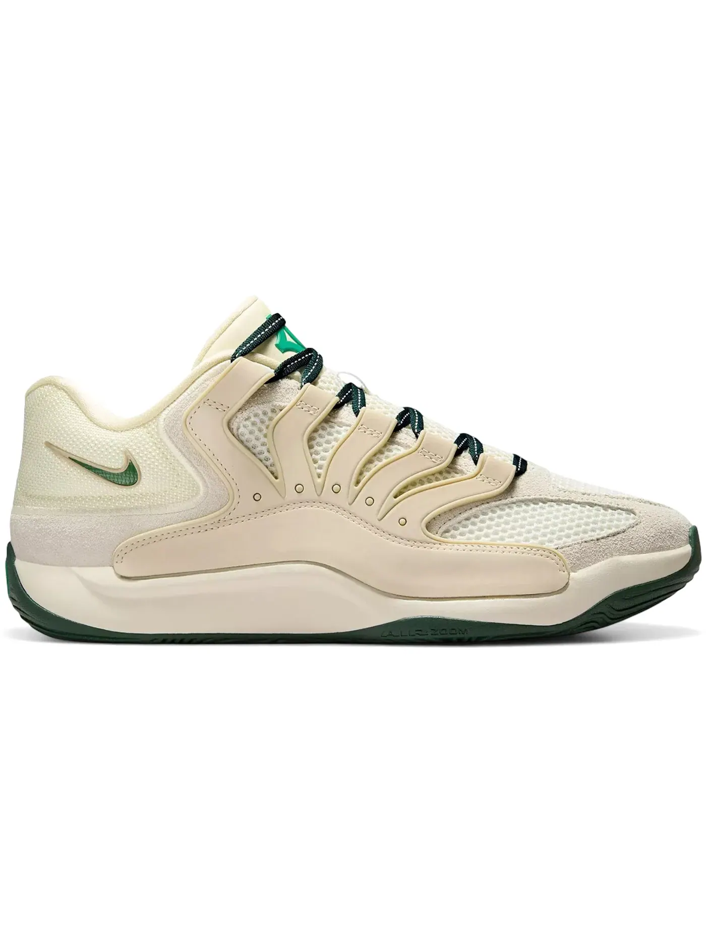 Мужские баскетбольные кроссовки с высокой посадкой Nike KD 18, Coconut Milk/Sanddrift/Sail/Fir — изображение 1 из 1