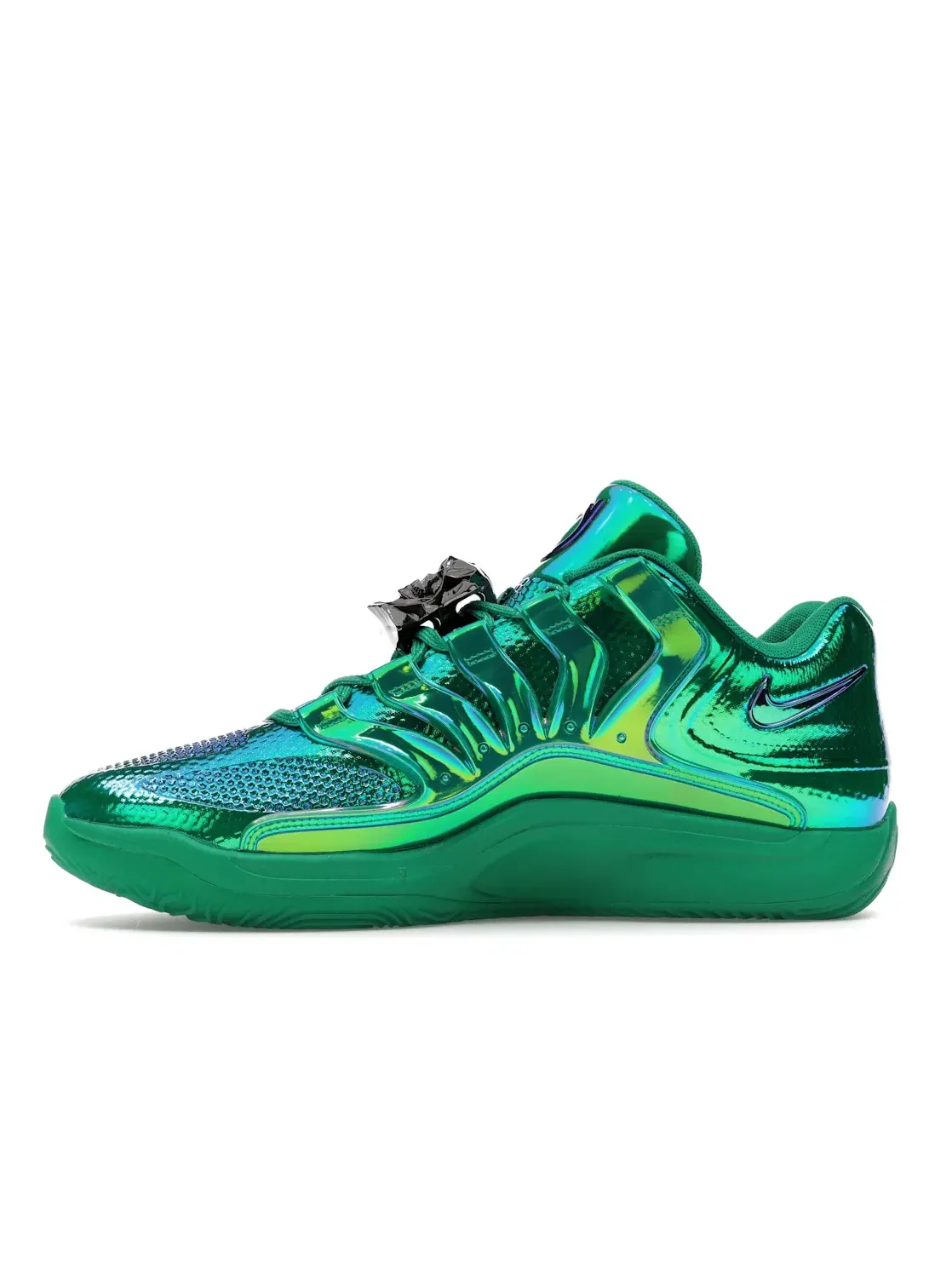 Мужские баскетбольные кроссовки Nike KD 18 LX — изображение 3 из 4, зеленый/черный/зеленый