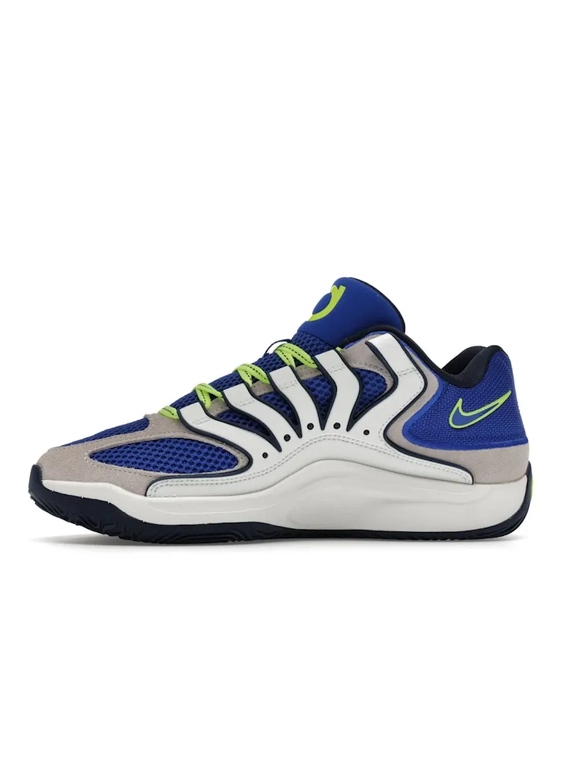 Мужские кроссовки для баскетбола Nike KD 18 — изображение 3 из 4, неоновый желтый