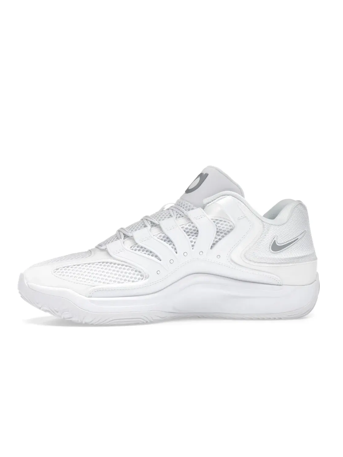 Мужские баскетбольные кроссовки с амортизацией Zoom Air Nike KD 18 TB — изображение 3 из 4, белый/белый