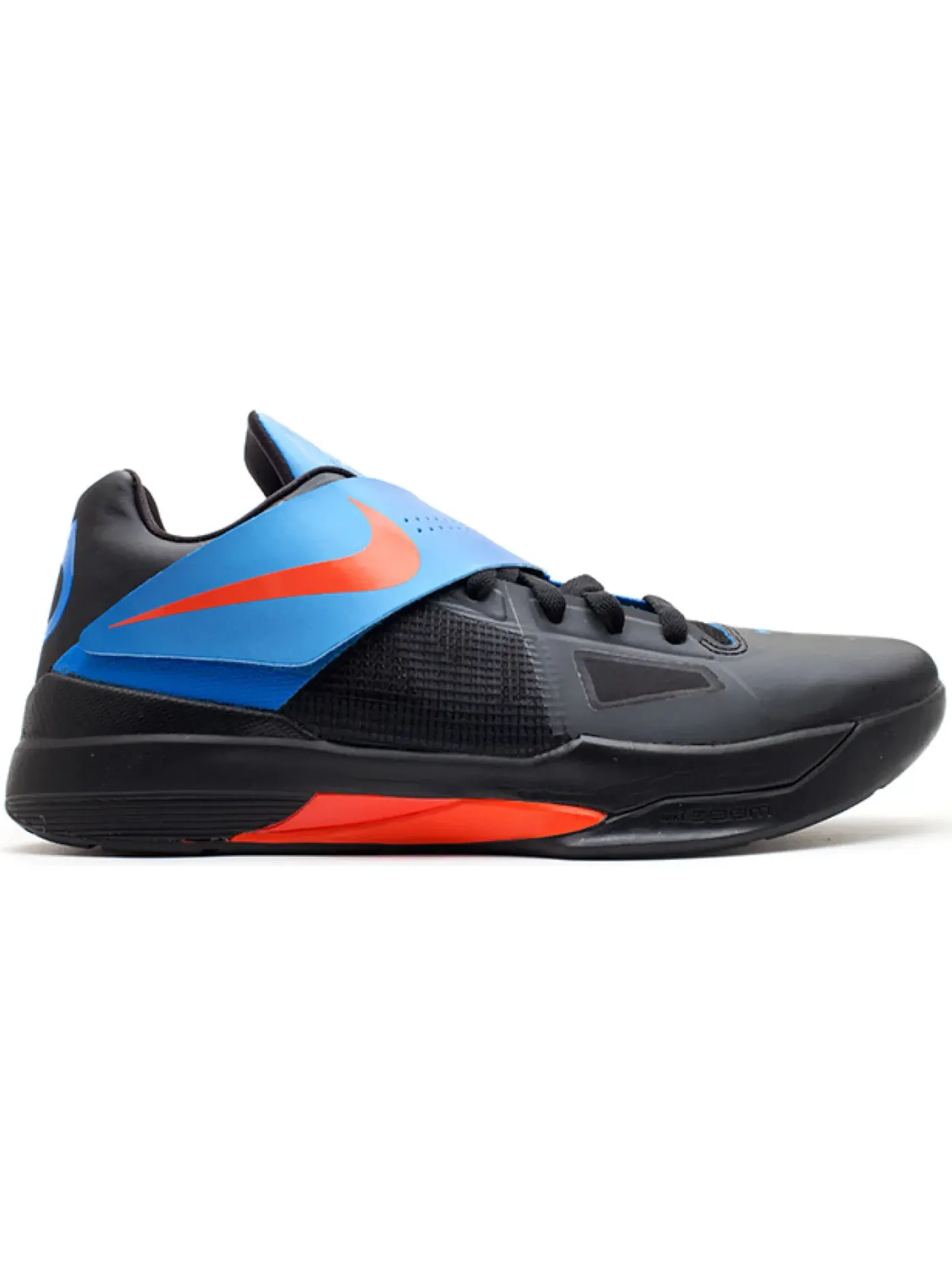 Мужские кроссовки для баскетбола Nike KD 4 — изображение 1 из 1, черный/оранжевый-синий