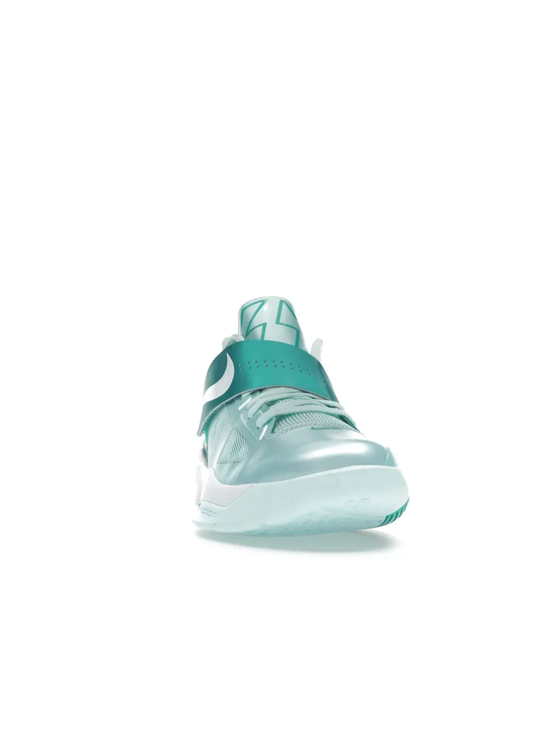 Мужские кроссовки для баскетбола с инновационными технологиями Nike KD 4 Nike — изображение 2 из 4, белый зеленый