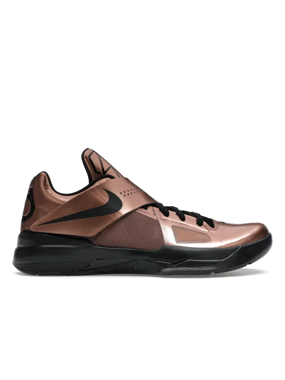 Мужские кроссовки для баскетбола с высокой посадкой Nike KD 4 Christmas (2024) — изображение 1 из 4, металлик/черный