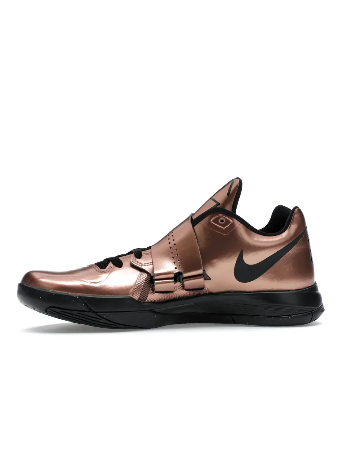 Мужские кроссовки для баскетбола с высокой посадкой Nike KD 4 Christmas (2024) — изображение 3 из 4, металлик/черный