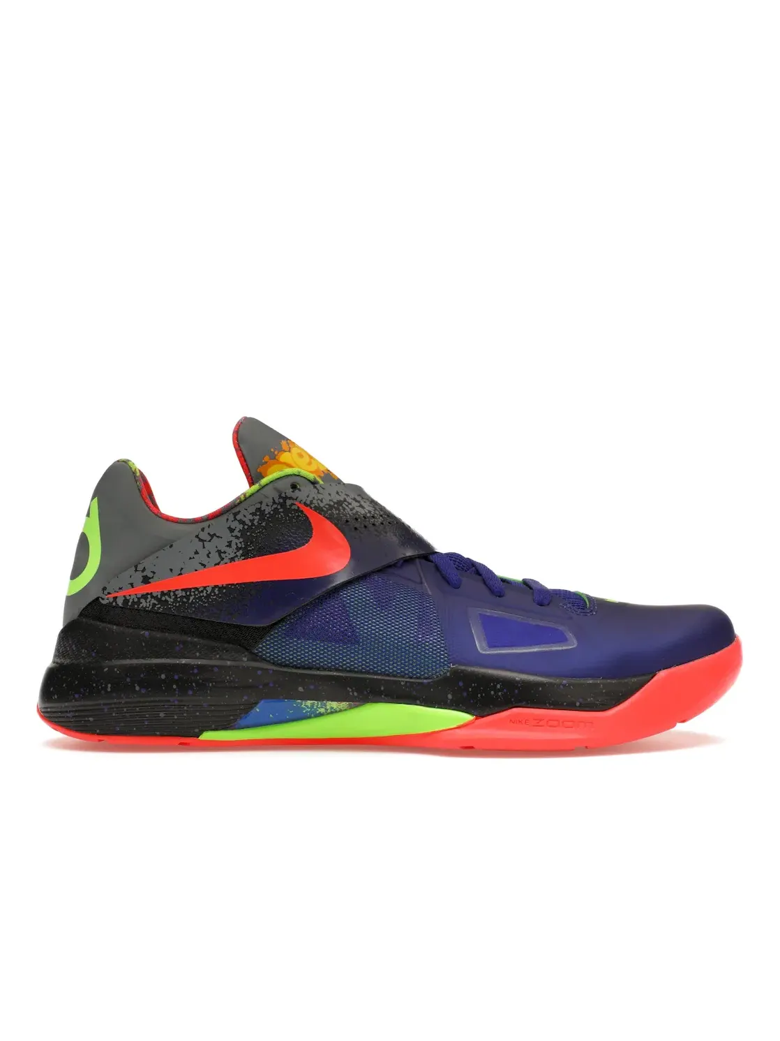 Мужские кроссовки с ярким дизайном Nike KD 4 — изображение 1 из 4