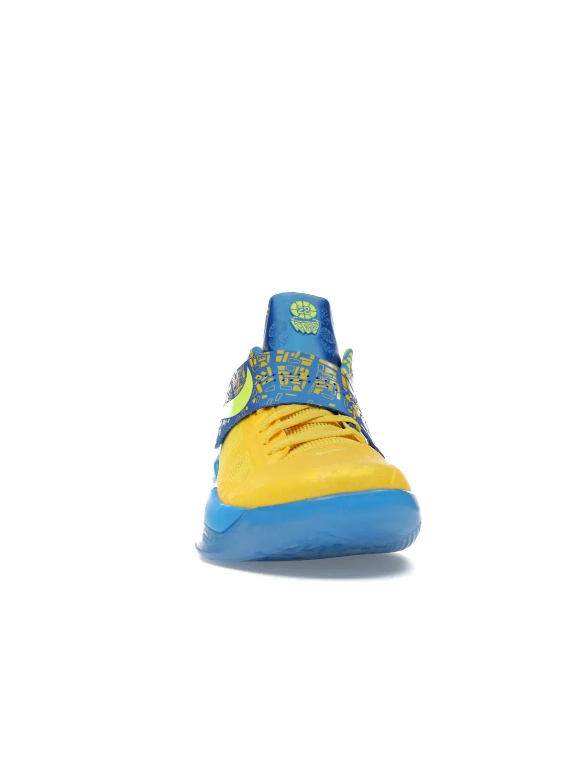 Мужские кроссовки с принтом Nike KD 4 Scoring Title — изображение 2 из 4, синий желтый