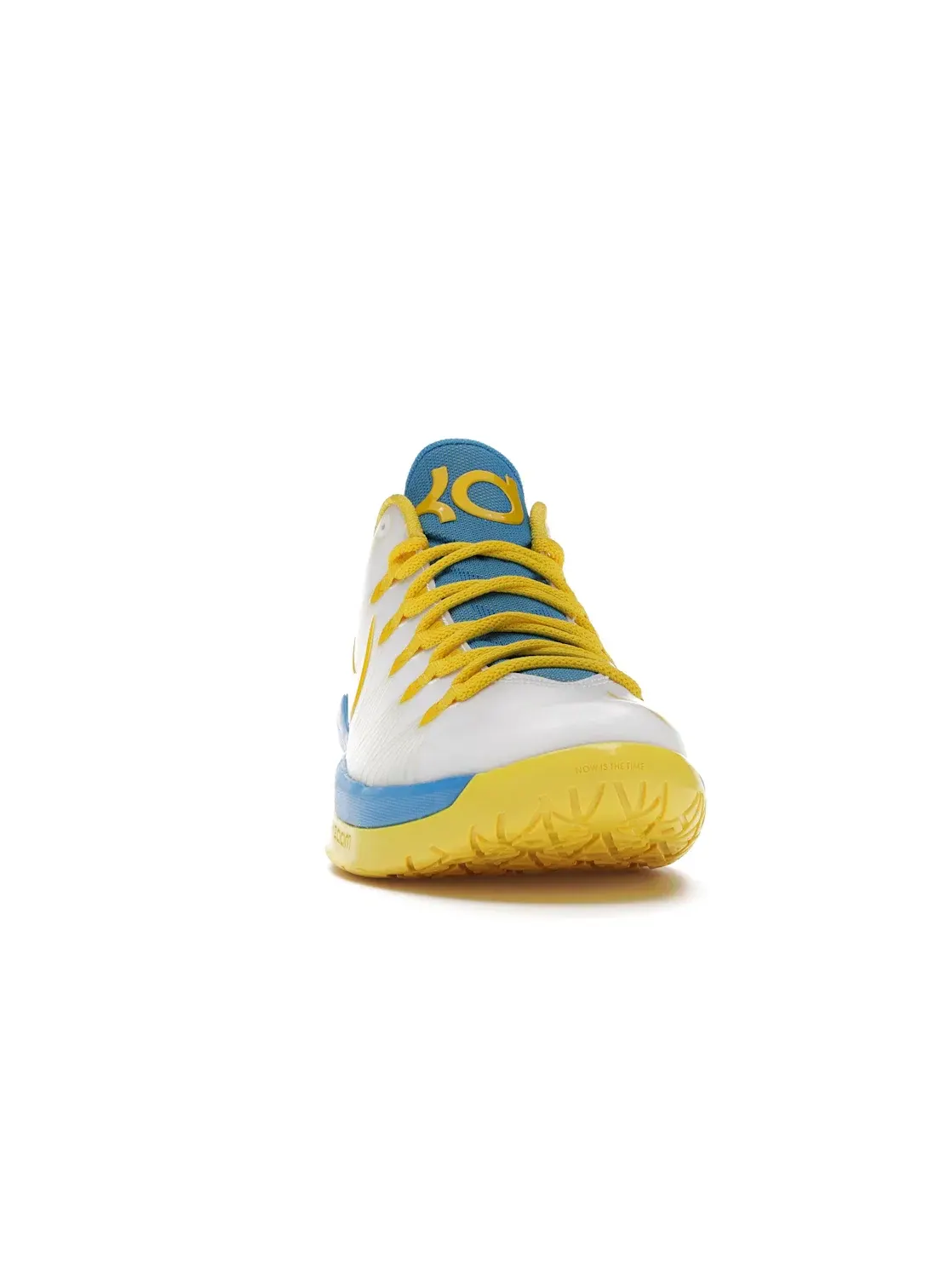 Мужские кроссовки для баскетбола Nike KD 5 Elite — изображение 2 из 4, белый/желтый-синий
