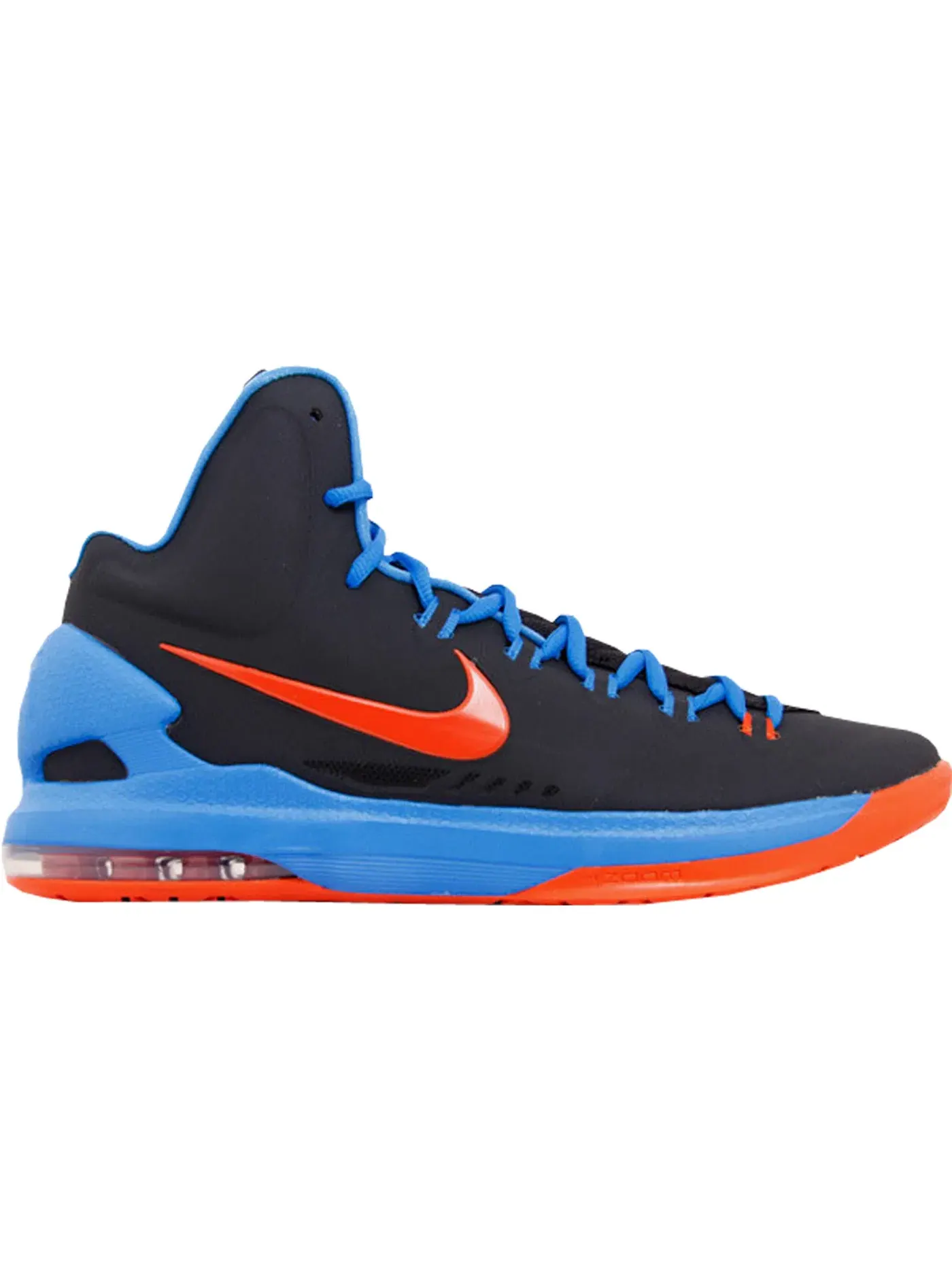 Мужские кроссовки для баскетбола Nike KD 5 — изображение 1 из 1, черный/оранжевый-синий