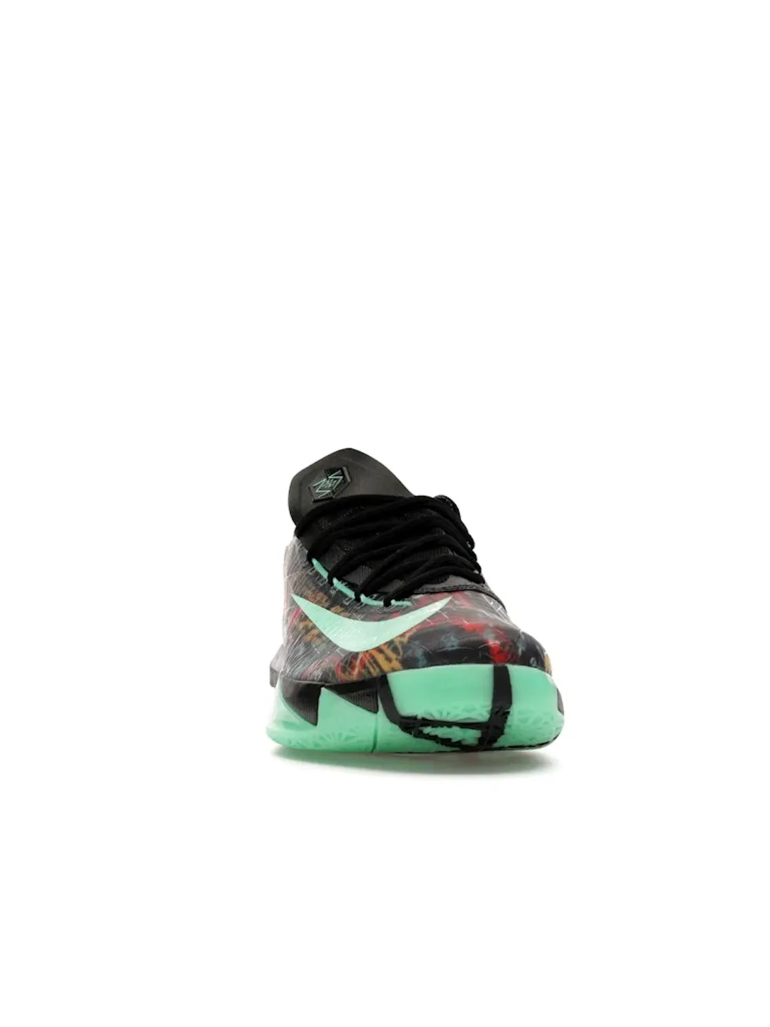 Мужские кроссовки с многоцветным дизайном Nike KD 6 — изображение 2 из 4, мульти-/зеленый/черный