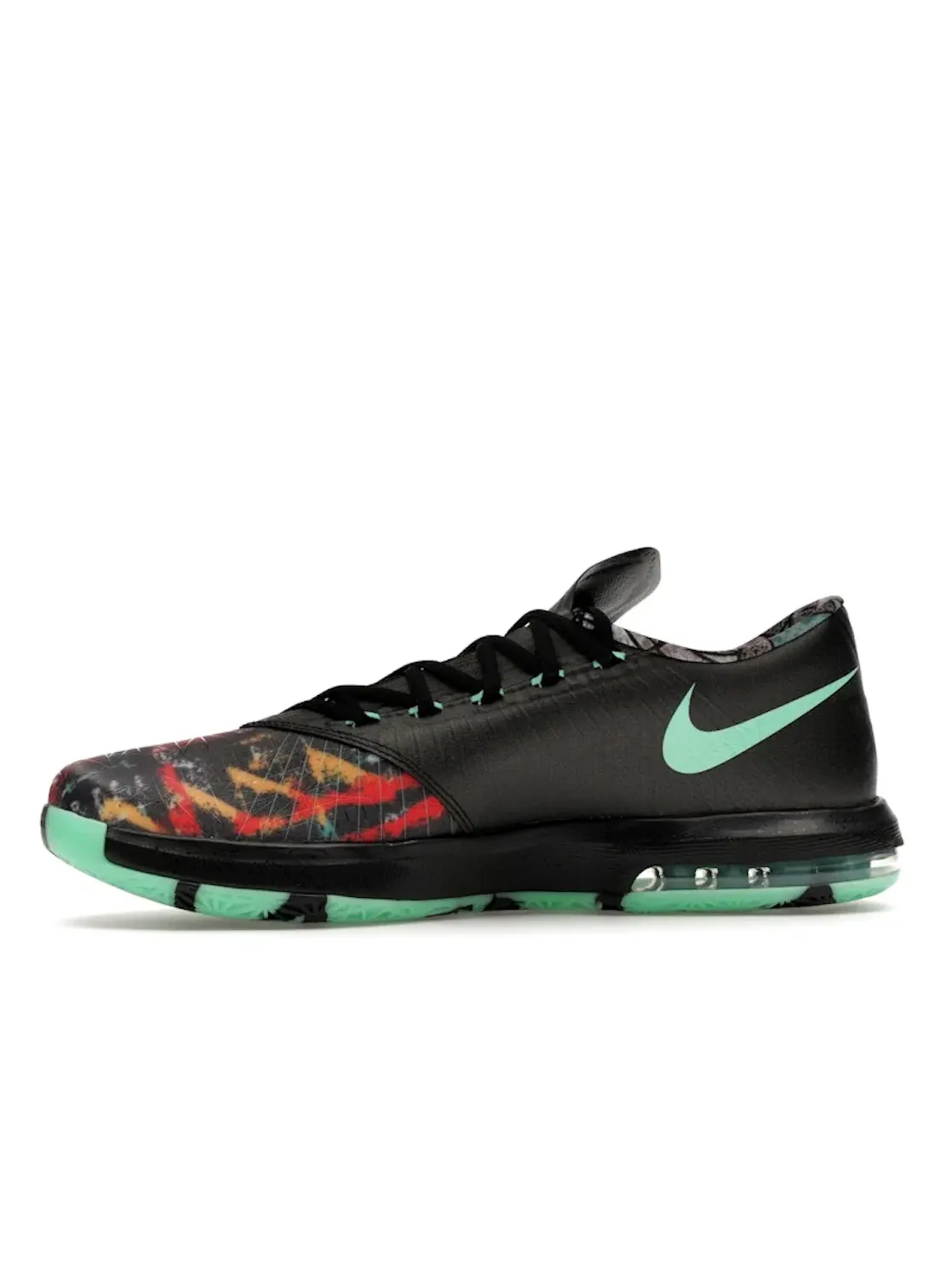 Мужские кроссовки с многоцветным дизайном Nike KD 6 — изображение 3 из 4, мульти-/зеленый/черный